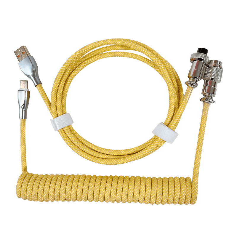 Coiled Cable Yellow