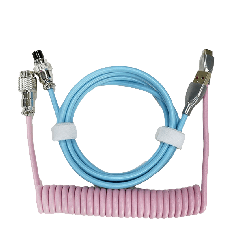 Coiled Cable Cotton Candy