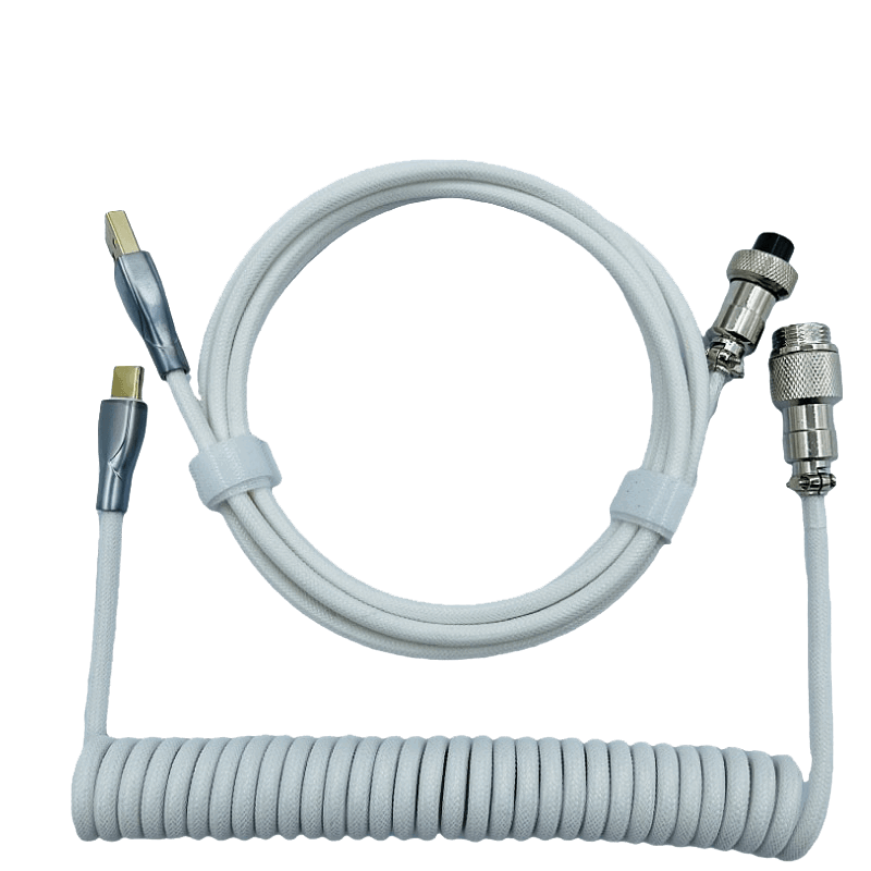 Coiled Cable White