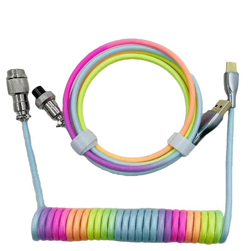 Coiled Cable Rainbow