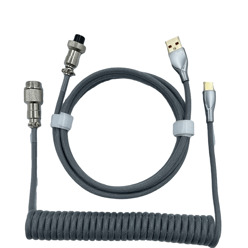 Coiled Cable Gray