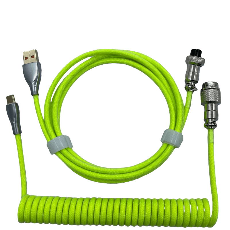 Coiled Cable Lime