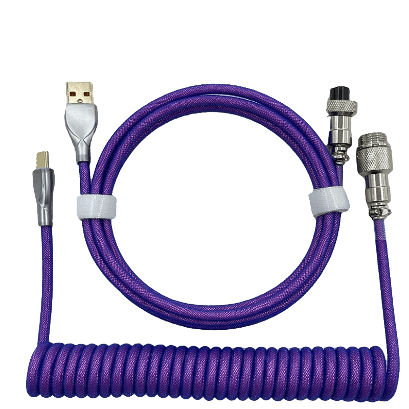 Coiled Cable Purple