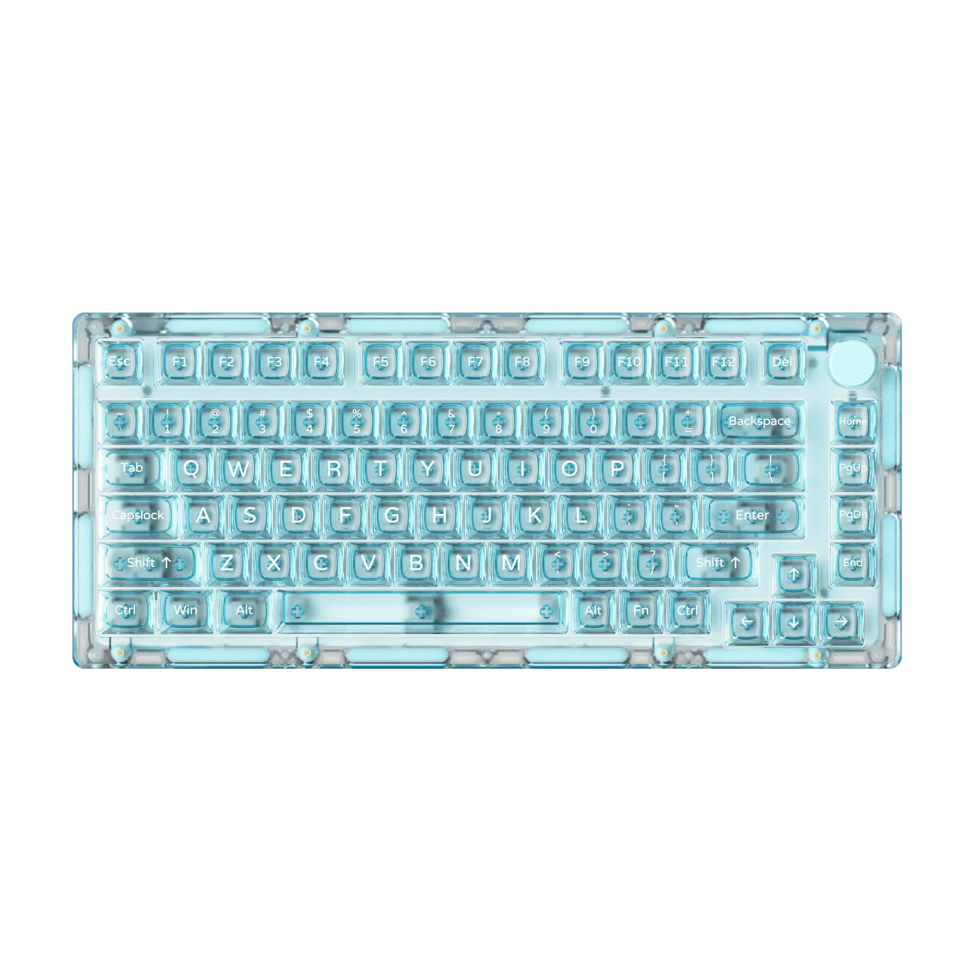 Akko Magic Geek Ice75 Transparent Mechanical Keyboard