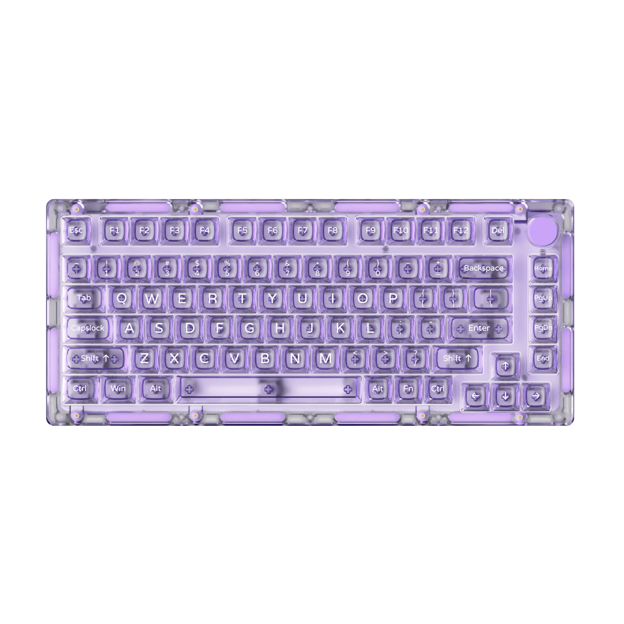 Akko Magic Geek Ice75 Transparent Mechanical Keyboard