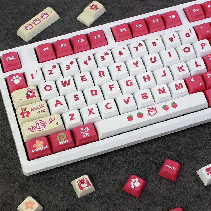 Strawberry Bear XDA Keycaps