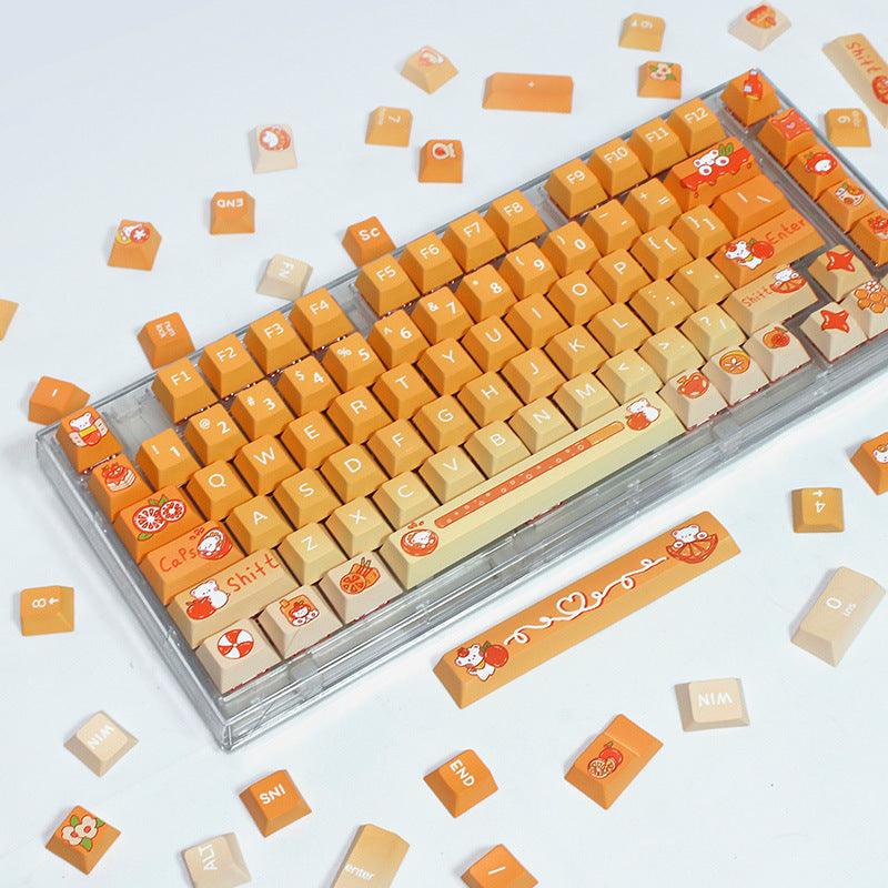 Orange Bear PBT Keycaps