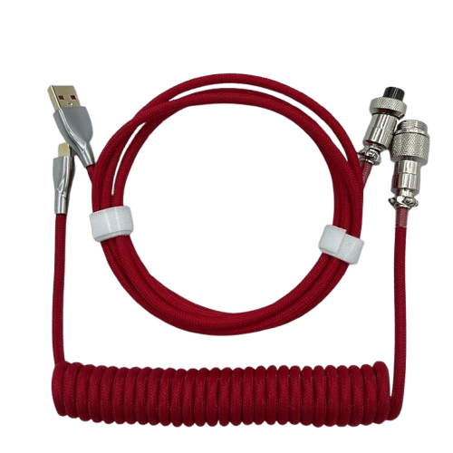 Coiled Cable Red