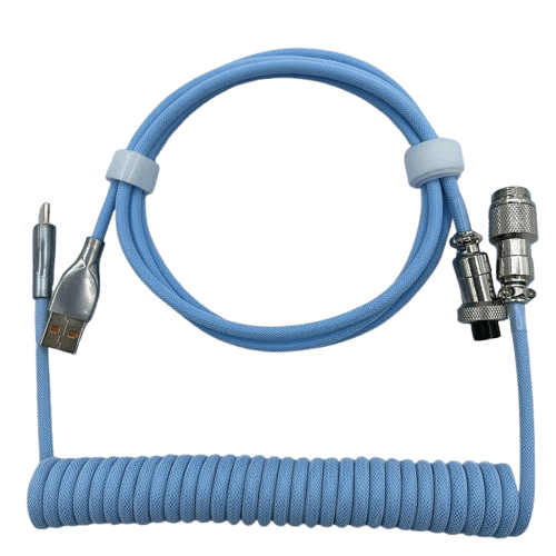 Coiled Cable Blue