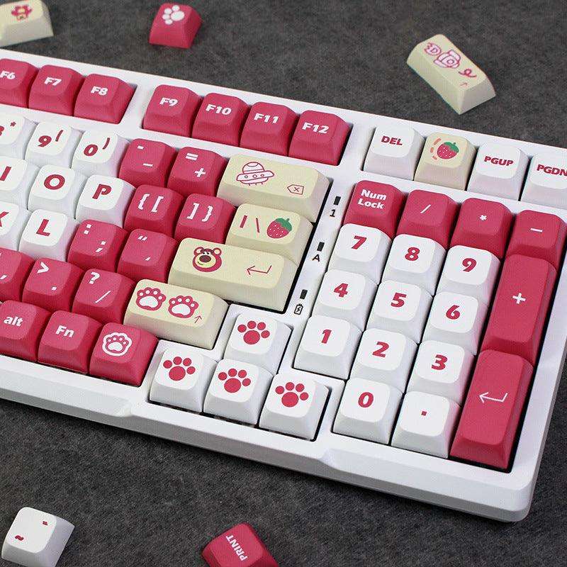 Strawberry Bear XDA Keycaps