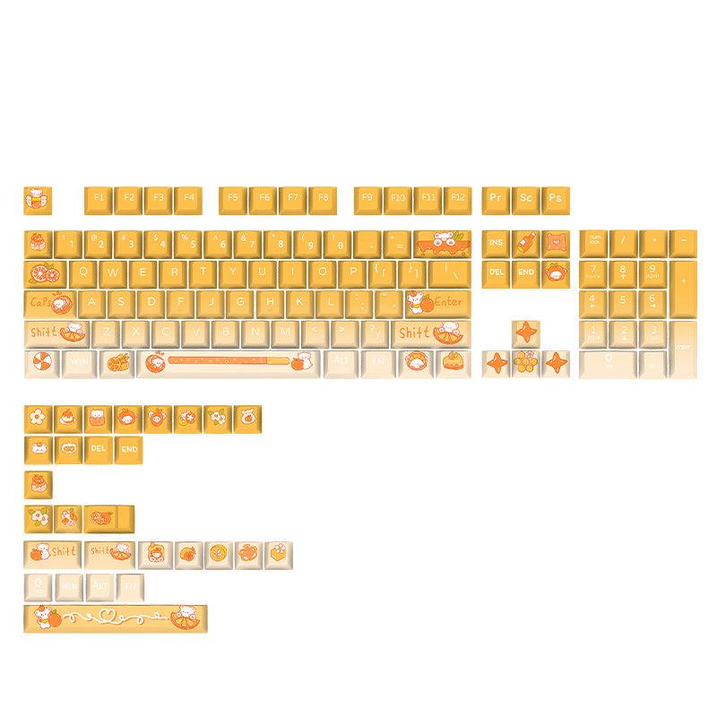 Orange Bear PBT Keycaps