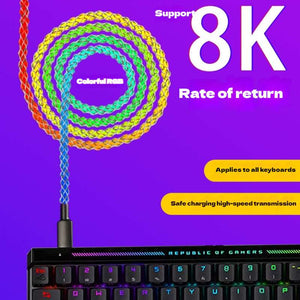 RGB USB Type-C Cable eSport 8K Polling Rate