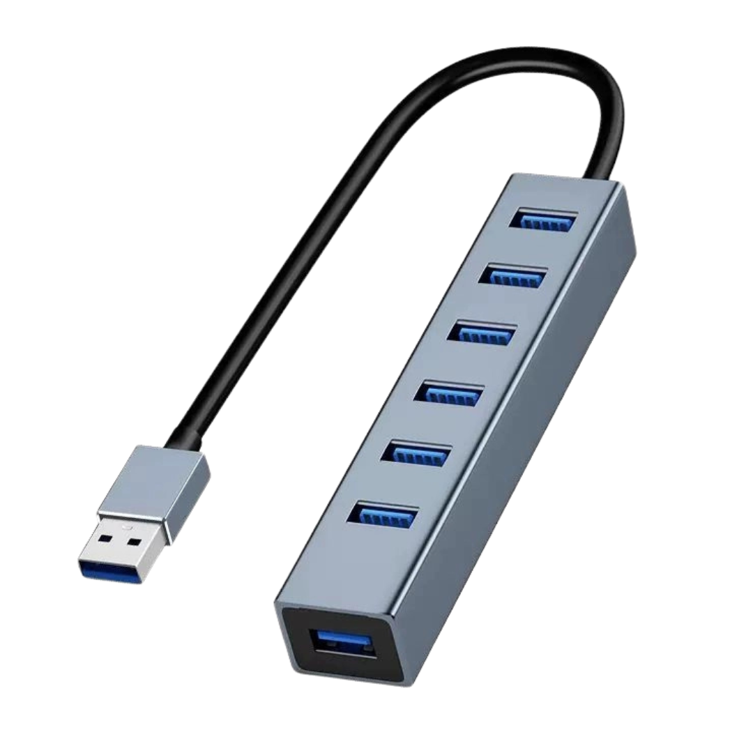 7-Port USB 3.0 Hub Aluminum Alloy